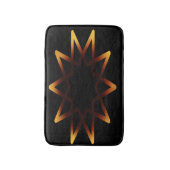 Levensbedreigende Oranje symbolen Badmat (Voorkant Verticaal)