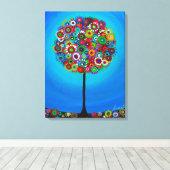 LEVENSBEHANDELING DOOR PRISARTS CANVAS AFDRUK (Insitu (Houten vloer))