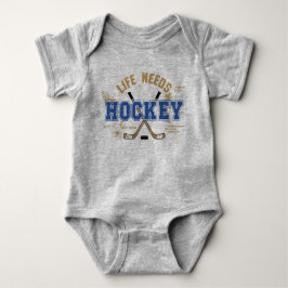Levensbehoeften Hockey-Baby Romper