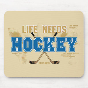Levensbehoeften Hockey Muismat