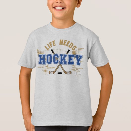 Levensbehoeften Hockey Youth Hockey T-shirt (Voorkant)