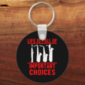 Levensbelangrijke keuzen met marching Band Musical Sleutelhanger (Voorkant)