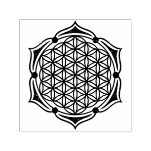 Levensbloem / Blume des Lebens - Lotus I Zelfinktende Stempel