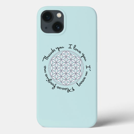 Levensbloem Ho'oponopono Case-Mate iPhone Case (Achterkant)