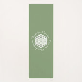 Levensbloem Ho'oponopono Yogamat (Voorkant)