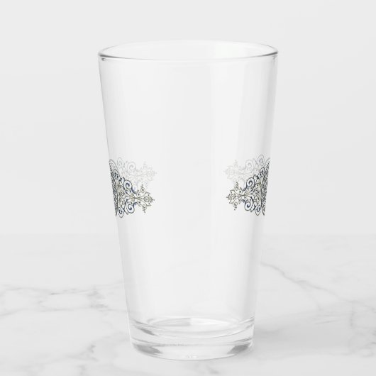 Levensbloem -  siergoud glas (Rechts)