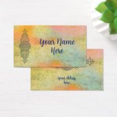 Levensbloem -  siergoud visitekaartje (Bureau)