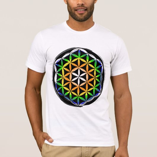 levensbloem t-shirt (Voorkant)