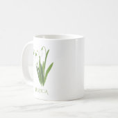 Levensbloem voor mei Lelietje-van-dalen Koffiemok (Voorkant links)