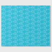 Levensblog merkwebsite turquoise cadeaupapier (Vlak)