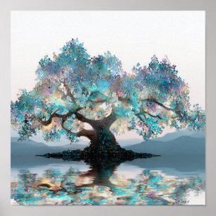 Levensboom 24 poster