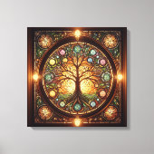 Levensboom 2 canvas afdruk (Voorkant)