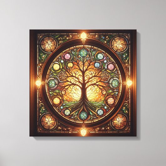 Levensboom 2 canvas afdruk (Voorkant)