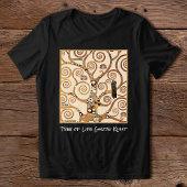 Levensboom Abstract Gustav Klimt T-shirt