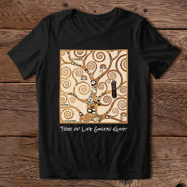 Levensboom Abstract Gustav Klimt T-shirt