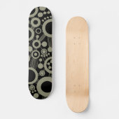 Levensboom Abstract - Kleur Tex 04 Skateboard (Voorkant)