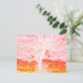 Levensboom - Abstracte vreedzame boom Briefkaart (Staand voorkant)