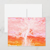Levensboom - Abstracte vreedzame boom Briefkaart (Voorkant / Achterkant)