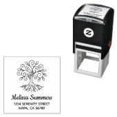 Levensboom Adres Zelfinktende Stempel (In situ)