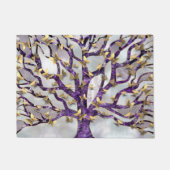 Levensboom - Amethyst en Butterflies Deurmat (Voorkant)