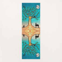 Levensboom Aquarel Yogamat