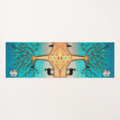 Levensboom Aquarel Yogamat (Voorkant (horizontaal))