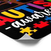 Levensboom Autisme Bewustzijn Liefde Aanvaarding S Poster (Hoek)