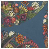 levensboom blauw stof (Close Up)