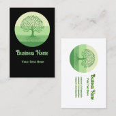 Levensboom, boomdag visitekaartje (Voorkant / Achterkant)