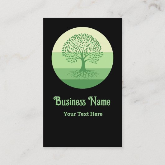 Levensboom, boomdag visitekaartje (Voorkant)