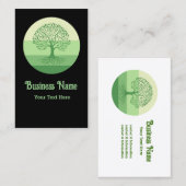 Levensboom, boomdag visitekaartje (Voorkant / Achterkant)