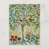levensboom briefkaart (Voorkant)