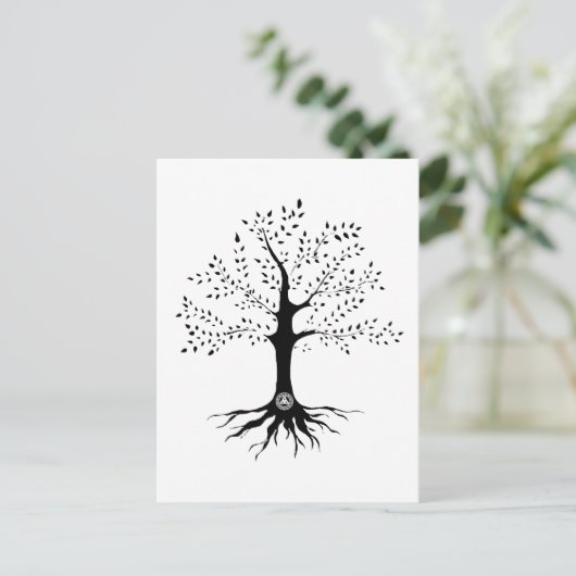 Levensboom Briefkaart (Staand voorkant)