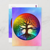 Levensboom Briefkaart (Voorkant / Achterkant)
