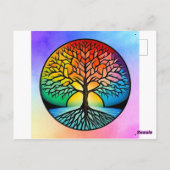 Levensboom Briefkaart (Achterkant)