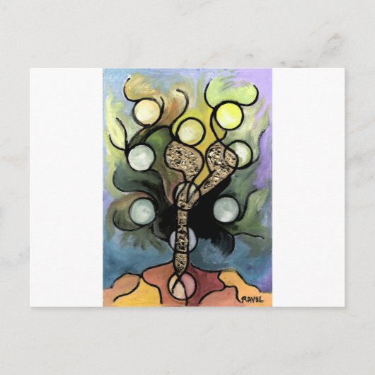 Levensboom Briefkaart (Voorkant)