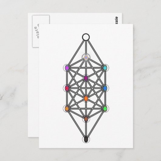 Levensboom Briefkaart (Voorkant / Achterkant)