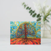 Levensboom Briefkaart (Staand voorkant)