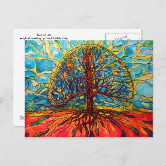 Levensboom Briefkaart (Voorkant / Achterkant)