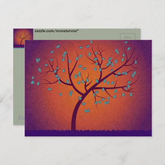 Levensboom Briefkaart (Voorkant / Achterkant)