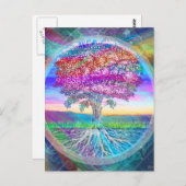 Levensboom Briefkaart (Voorkant / Achterkant)