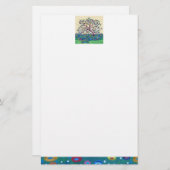 Levensboom Briefpapier (Voorkant / Achterkant)