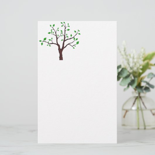 Levensboom Briefpapier (Staand voorkant)