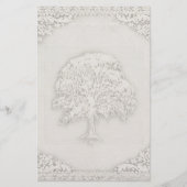 Levensboom Briefpapier (Voorkant)