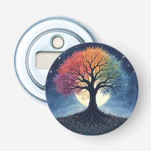 Levensboom Button Flesopener