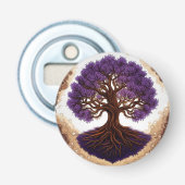 Levensboom Button Flesopener (Voorkant)