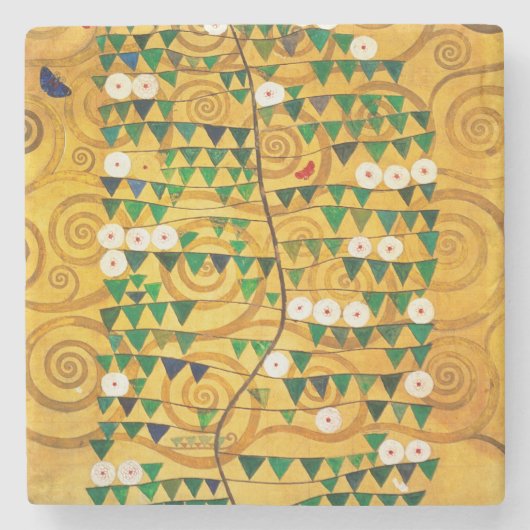 Levensboom, c.1905-09 stenen onderzetter (Voorkant)
