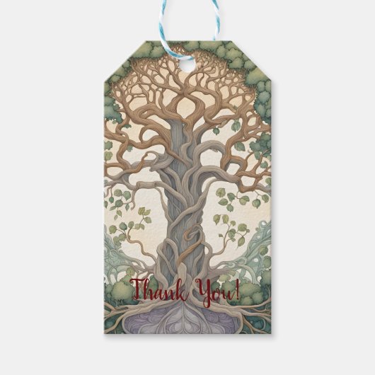 Levensboom Cadeaulabel (Voorkant)