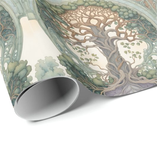 Levensboom Cadeaupapier (Rol Hoek)