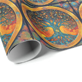 Levensboom Cadeaupapier (Rol Hoek)